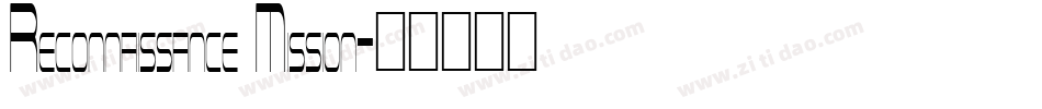 Reconnaissance Mission字体转换